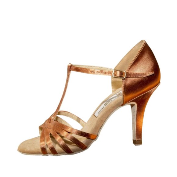 AIDA Latin / Rhythm Dance Shoes, Karina (070T), 22cm, 3" Heel/Slim, BRAND NEW - Picture 1 of 3